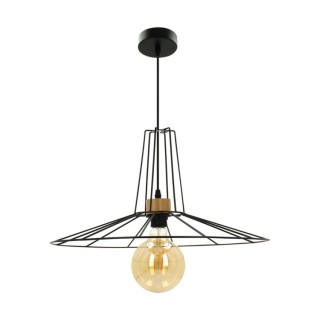 Suspension en Bois de Chêne Huilé et Métal Noir ,1xE27 Max.60W,FERRO,1010421231020