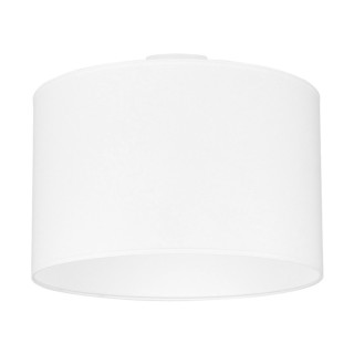 Plafonnier en Métal Blanc et Tissu Blanc ,1xE27 Max.40W,TIMON,4620104