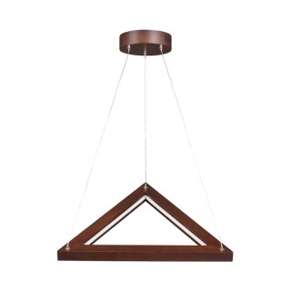 Suspension en Bois de Hêtre couleur Noyer, 3xLED 24V, 18W Intégrée,LEGNO,1519176