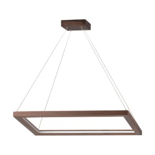 Suspension en Bois de Hêtre couleur Noyer, 1xLED 24V, 31.5W Intégrée,LEGNO,1519576