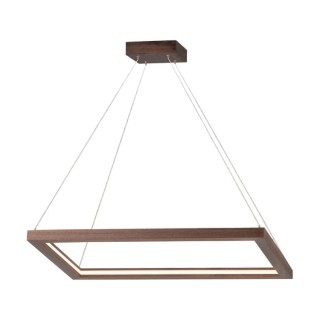 Suspension en Bois de Hêtre couleur Noyer, 1xLED 24V, 31.5W Intégrée,LEGNO,1519576