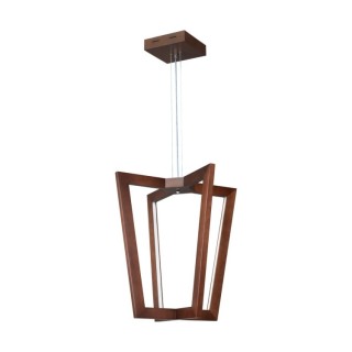 Suspension en Bois de Hêtre couleur Noyer ,4xLED 24V,27W Intégrée,LEIF,1509176