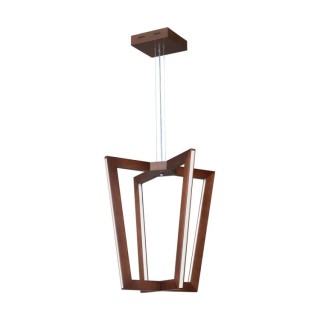 Suspension en Bois de Hêtre couleur Noyer,8xLED 24V, 57W Intégrée,LEIF,1539176