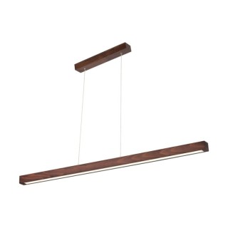 Suspension en Bois de Hêtre couleur Noyer avec variateur tactile ,2xLED 24V, 34.5W Intégrée,SMAL,1509976