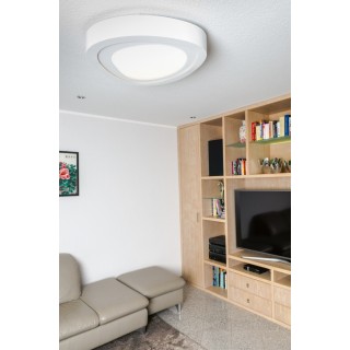 Plafonnier en Métal Blanc, Incl. LED Intégrée 66W,CLOUD,5772102