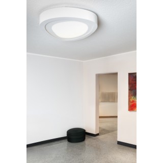 Plafonnier en Métal Blanc, Incl. LED Intégrée 96W,CLOUD,5773102