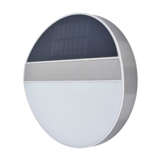 Applique en Métal Satiné et Matière Synthétique Blanche-Noire ,Incl.3x0,1W LED Intégrée,SOLAR HOUSE NUMBER,6710302