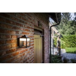 Applique Noir Matt ZOE, LED Intégrée, 9W, 330 lumens, 3000K, IP54, 230V, Classe I