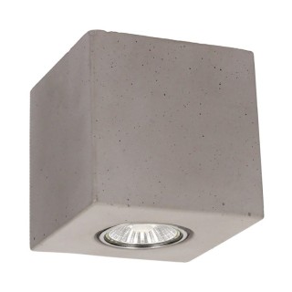 Plafonnier en Béton Gris ,1xGU10 Max.6W,CONCRETEDREAM,2076136