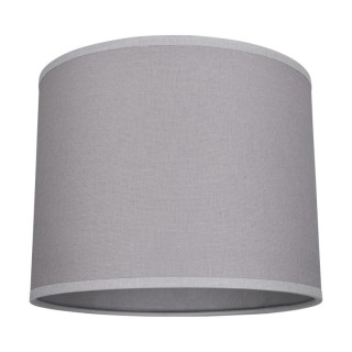 Abat-jour cylindrique E27 H35 Coton Gris Clair,TAMARA,A0230