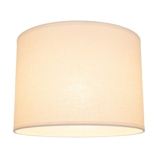 Abat-jour cylindrique E27 H35 Coton Beige,ENNIE,A0213