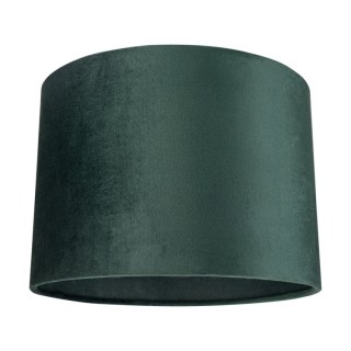 Abat-jour cylindrique E27 H40 Velours Vert,VELUR,A1390