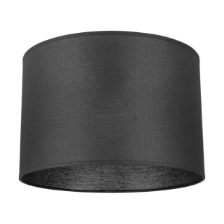 Abat-jour cylindrique E27 H30 Tissu Noir,ENNIE LOTTA,A0309