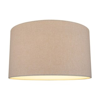 Abat-jour cylindrique E27 H30 Tissu Coton Beige ,ASSETO,A0323