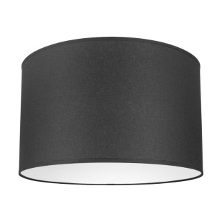 Abat-jour cylindrique E27 H30 Tissu Noir ,SWAN,A1280