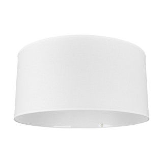 Abat-jour cylindrique E27 H30 Coton Blanc avec intérieur ÉCO,JUNUS,A0088