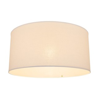 Abat-jour cylindrique E27 H30 Coton Blanc avec intérieur ÉCO,JUNUS,A0088