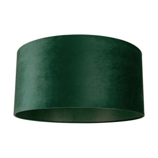 Abat-jour cylindrique E27 H50 Velours Vert,VELUR,A1391