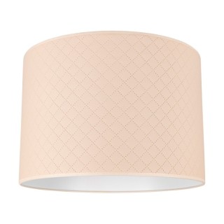 Abat-jour cylindrique E27 H35 Tissu Crème,MILENA,A0940