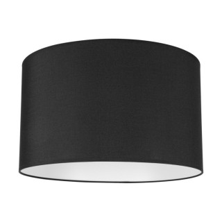 Abat-jour cylindrique E27 H30 Tissu Noir,SWAN,A0069