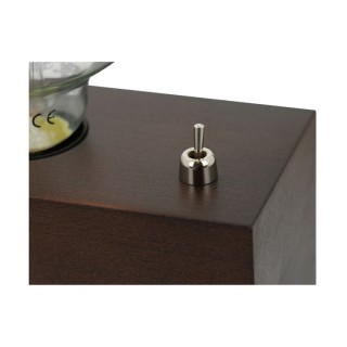 Lampe de Table en Bois de Hêtre couleur Noyer avec chargeur USB Intégré, 1xE27 Max.25W,THEO,7461176