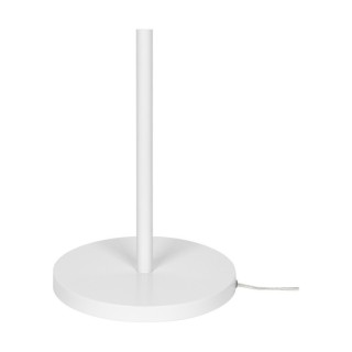 Lampadaire en Métal Blanc et Tissu Gris ,1xE27 Max.60W,AMOR,6010202910511