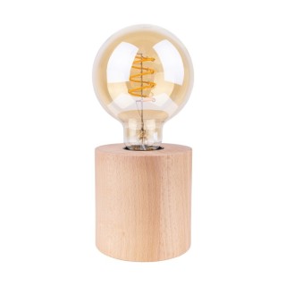 Lampe de Table en Bois de Hêtre, 1xE27 Max.25W,TRONGO ROUND,7013309500000