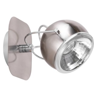 Applique en Métal Satiné ,Incl.1xGU10 Led Max.6W,BALL,5009187