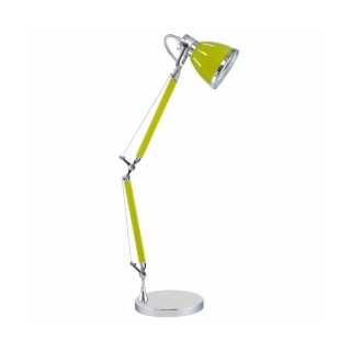 Britop Lighting SP-7050109 Lampe de table, Métal, E27, Verde/Cromo