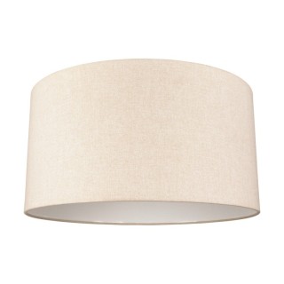 Abat-jour cylindrique E27 H30 Tissu Coton Beige ,ASSETO,A0272