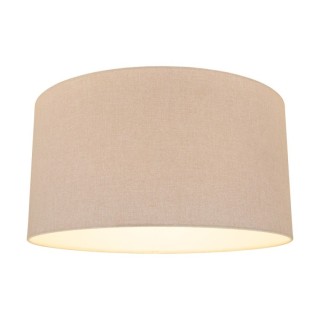 Abat-jour cylindrique E27 H30 Tissu Coton Beige ,ASSETO,A0272