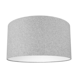 Abat-jour cylindrique E27 H30 Tissu Coton Gris,ASSETO,A0273