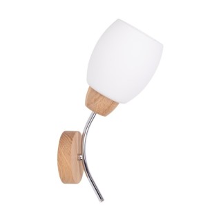 BRITOP,Applique en Chêne huilé, Design Scandinave Simple Tête, PARMA WOOD,8320174