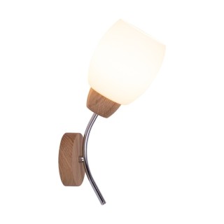 BRITOP,Applique en Chêne huilé, Design Scandinave Simple Tête, PARMA WOOD,8320174