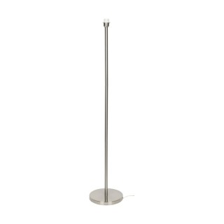 Lampadaire en Métal Satiné et Velours Beige, 1xE27 Max.60W,SCARLETT,6741027