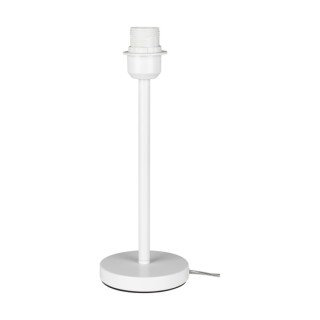 Lampe de Table en Métal Blanc et Tissu Gris ,1xE27 Max.40W,AMOR,7010205110216