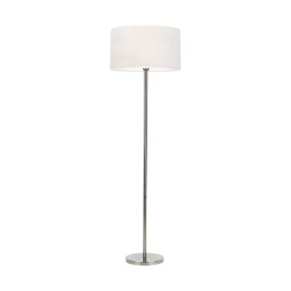 Lampadaire en Métal Satiné et Velours Couleur Crème ,1xE27 Max.60W,VELVETTA,6636027