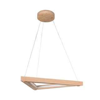 Suspension en Bois de Chêne Huilé, 3xLED 24V, 18W Intégrée,LEGNO,1519174