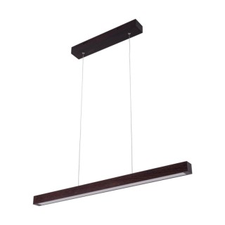 Suspension en Bois de Hêtre couleur Noyer avec variateur tactile,2xLED 24V, 22.5W Intégrée,SMAL,1509576