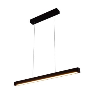 Suspension en Bois de Hêtre couleur Noyer avec variateur tactile,2xLED 24V, 22.5W Intégrée,SMAL,1509576