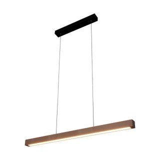 Suspension en Bois de Bouleau avec variateur tactile ,2xLED 24V, 28.5W Intégrée,SMAL,1509860