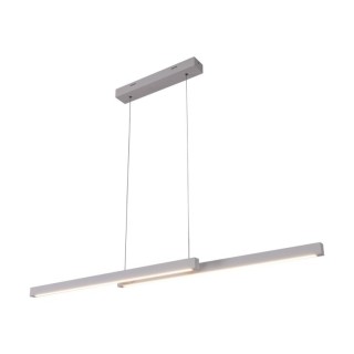 Suspension en Bois de Hêtre Blanc avec variateur tactile ,2xLED 24V, 22.5W Intégrée,SMAL DOUBLE,1519642