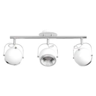 Plafonnier en Métal Blanc ,Incl.3xGU10 Led Max.6W,BALL,2686382