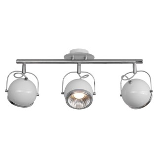 Plafonnier en Métal Blanc ,Incl.3xGU10 Led Max.6W,BALL,2686382