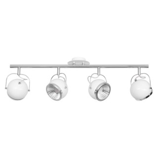 Plafonnier en Métal Blanc ,Incl.4xGU10 Led Max.6W,BALL,2686482