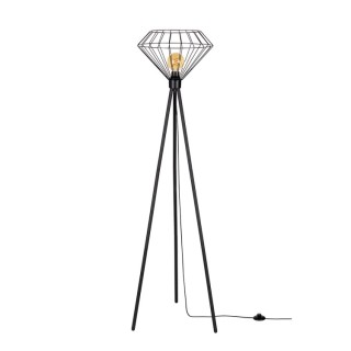 Lampadaire en Métal Noir ,1xE27 Max.40W,RAQUELLE,12570104