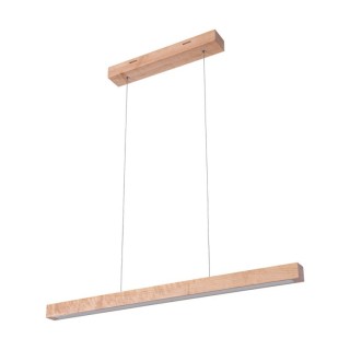 Suspension en Bois de bouleau avec variateur tactile,2xLED 24V, 22.5W Intégrée,SMAL,1509560