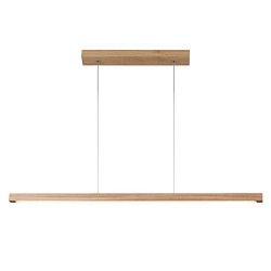 SMAL-Suspension LED avec variateur Bois L120cm chêne Britop Lighting