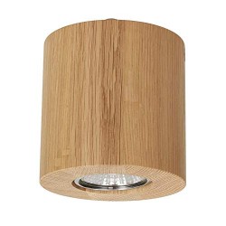 WOODDREAM-Plafonnier Spot rond Bois Ø10cm H10cm chêne Britop Lighting